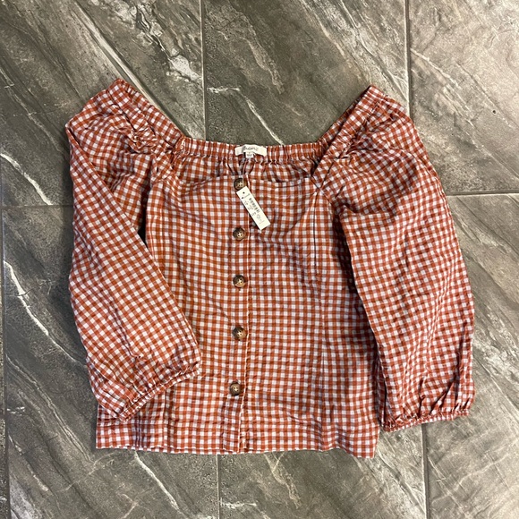 Madewell Gingham blouse - Picture 3 of 7